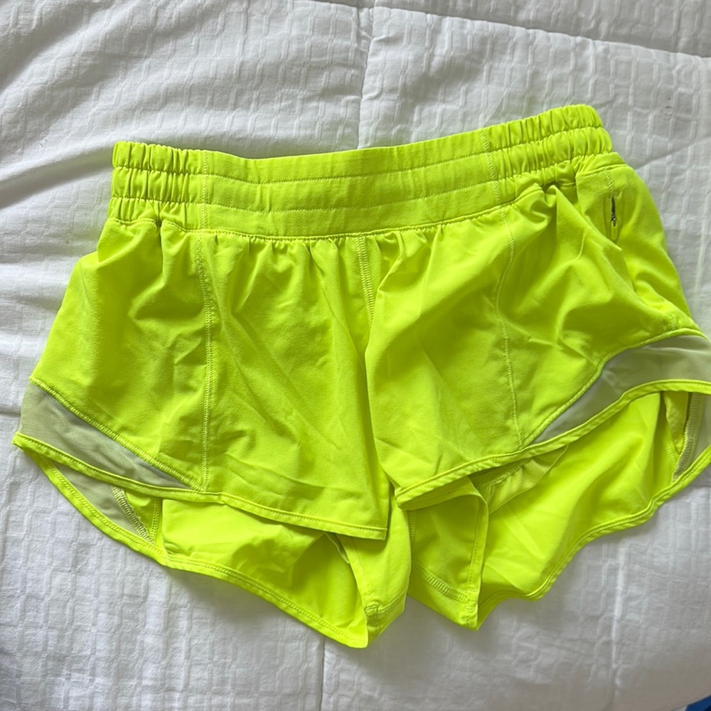 Lulu Hotty Hot low rise shorts! Neon colored